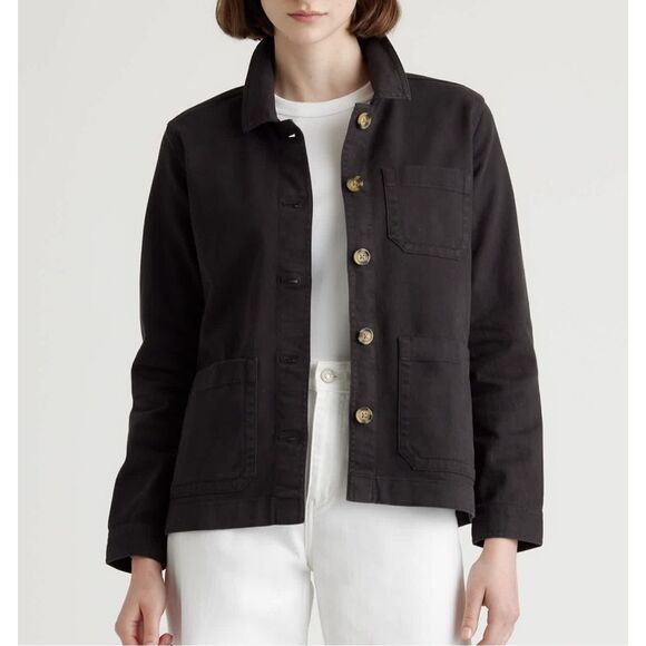 Quince Jackets & Blazers - Quince Organic Comfort Stretch Chore Jacket